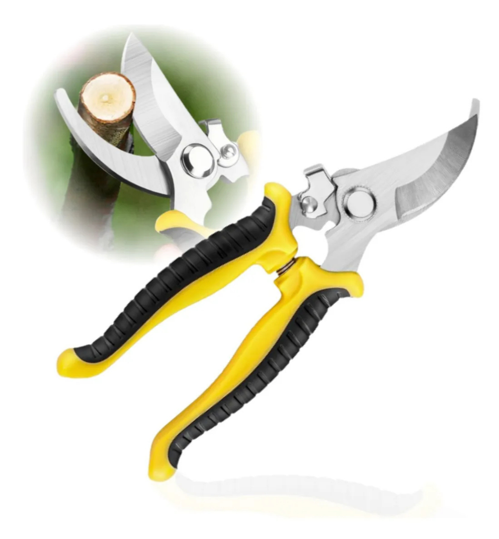 Tesoura Alicate De Poda Para Jardinagem Galhos Folhas E Plantas